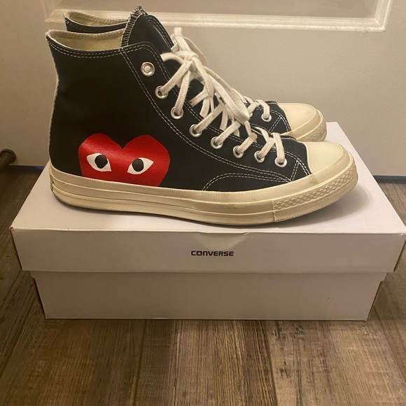 CDG Converse high size 9 mens